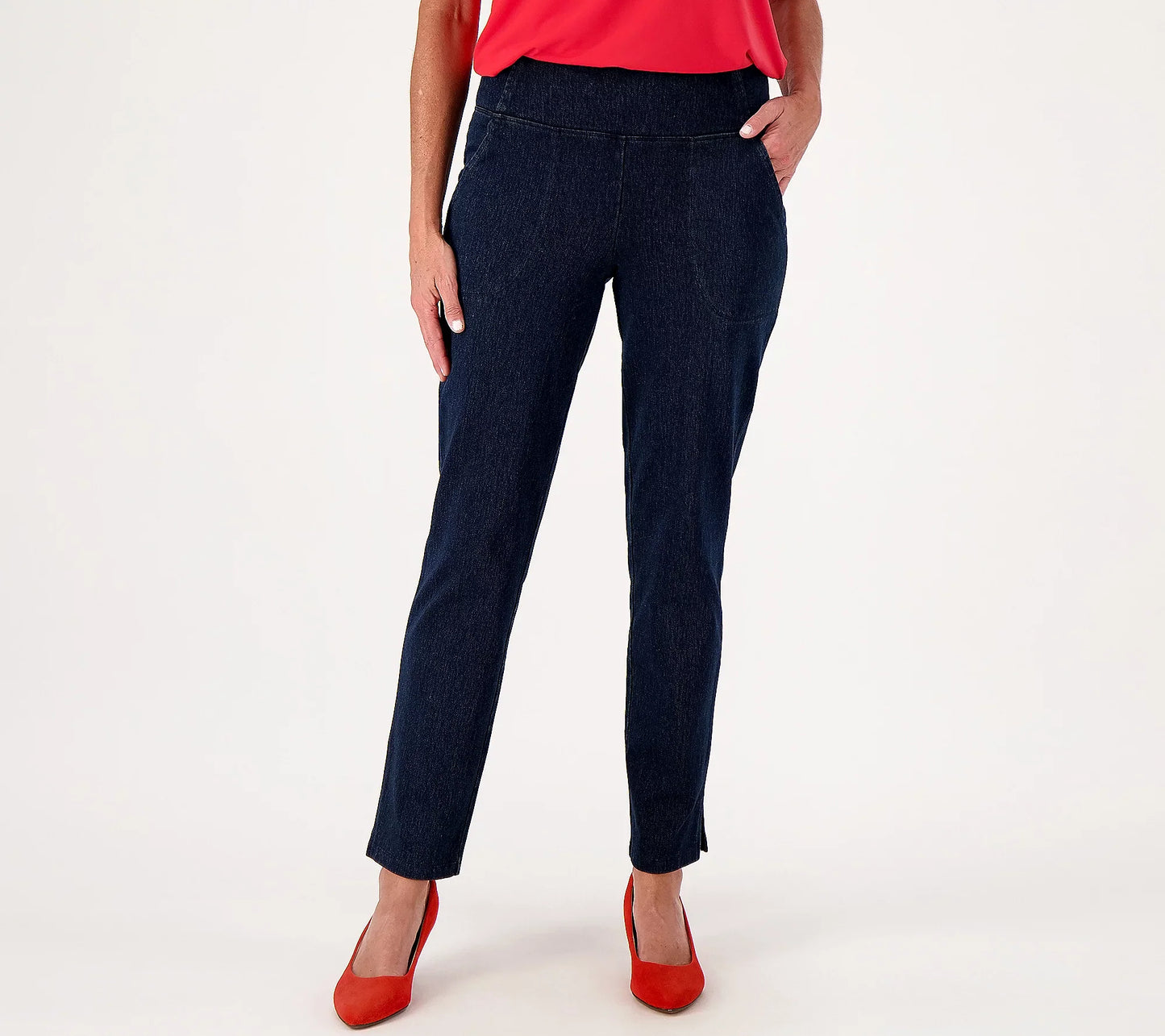 Women with Control Women’s Prime Stretch Denim Tummy Control Pants