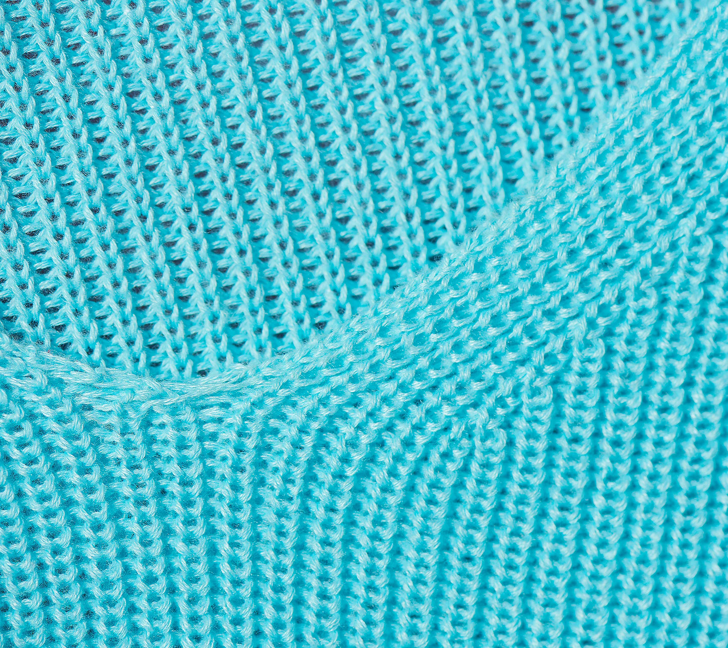 Belle by Kim Gravel Women’s XXS Shaker Stitch Sweater with Seam Detail- Turquoise