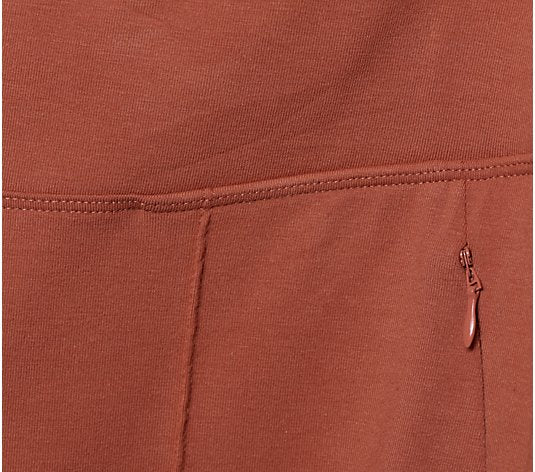 Women with Control Women’s Regular Tummy Control Travel Slim Leg Pants- Luxe Copper
