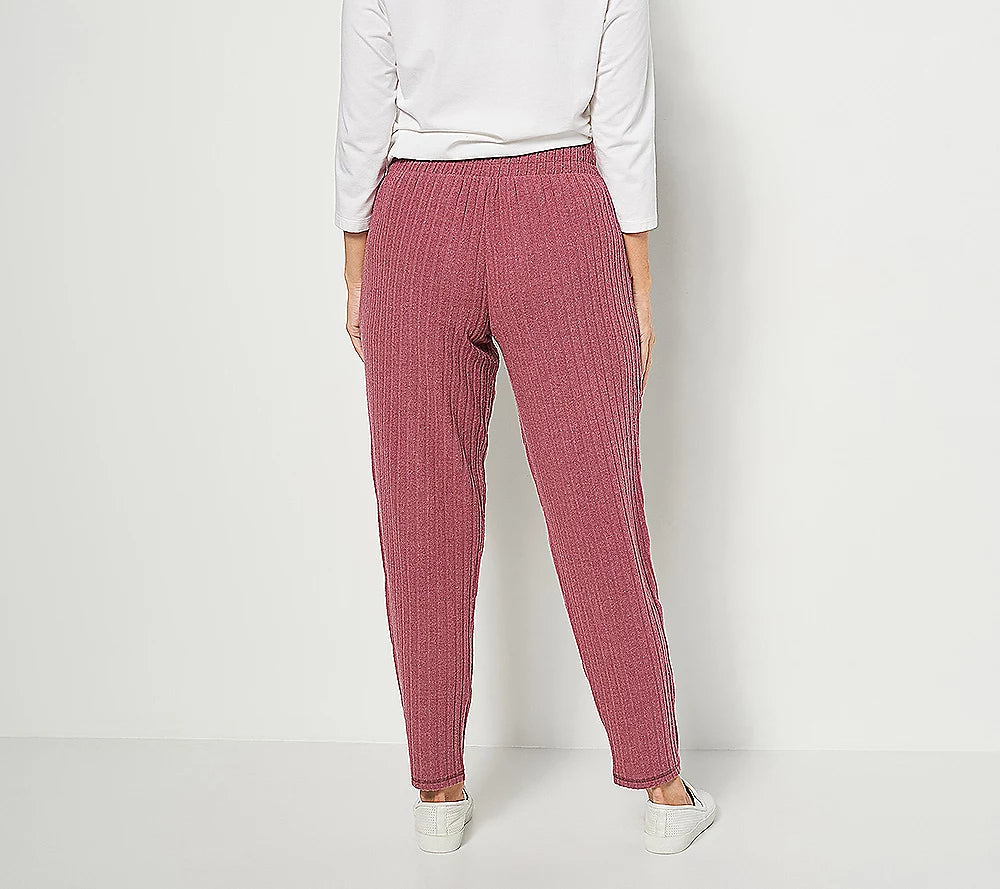 AnyBody Women’s Regular Plush Rib Pant
