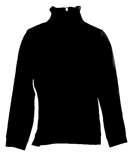 Denim & Co. Active Petite French Terry Half Zip Women's Top
