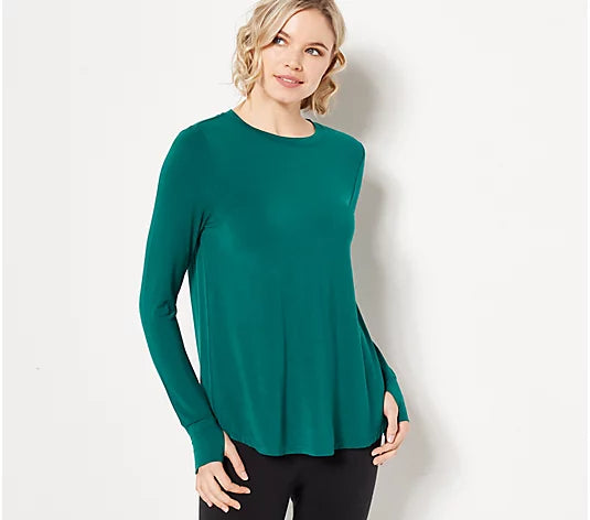 Cuddl Duds Softwear with Stretch Long Sleeve Women's Top