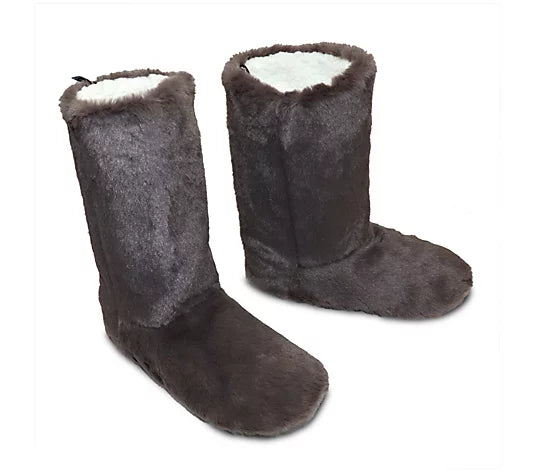 Sprigs Faux Fur Sherpa Lined Women's Slipper Bootie