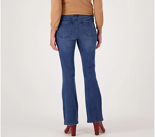 Laurie Felt Women’s Petite BFF Denim 5 Pocket Boot Cut Jeans Petite