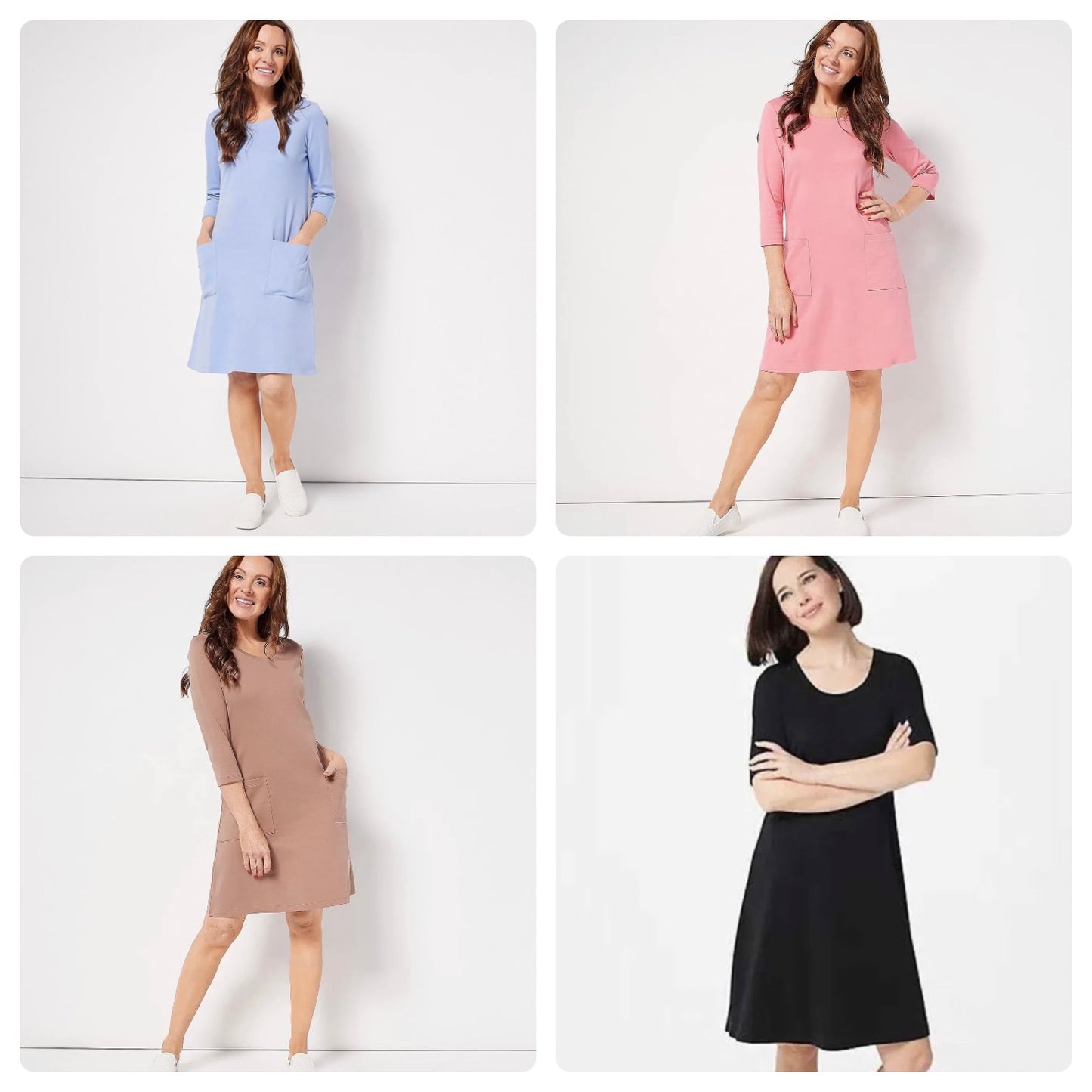 Isaac Mizrahi Live! Women’s Petite Essentials Swing Dress