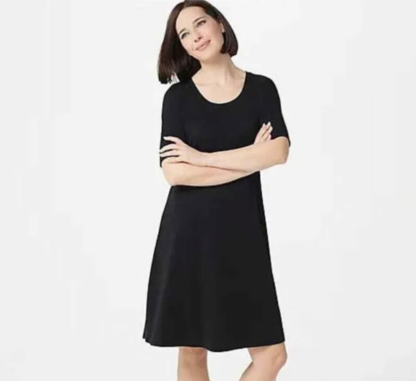 Isaac Mizrahi Live! Women’s Petite Essentials Swing Dress