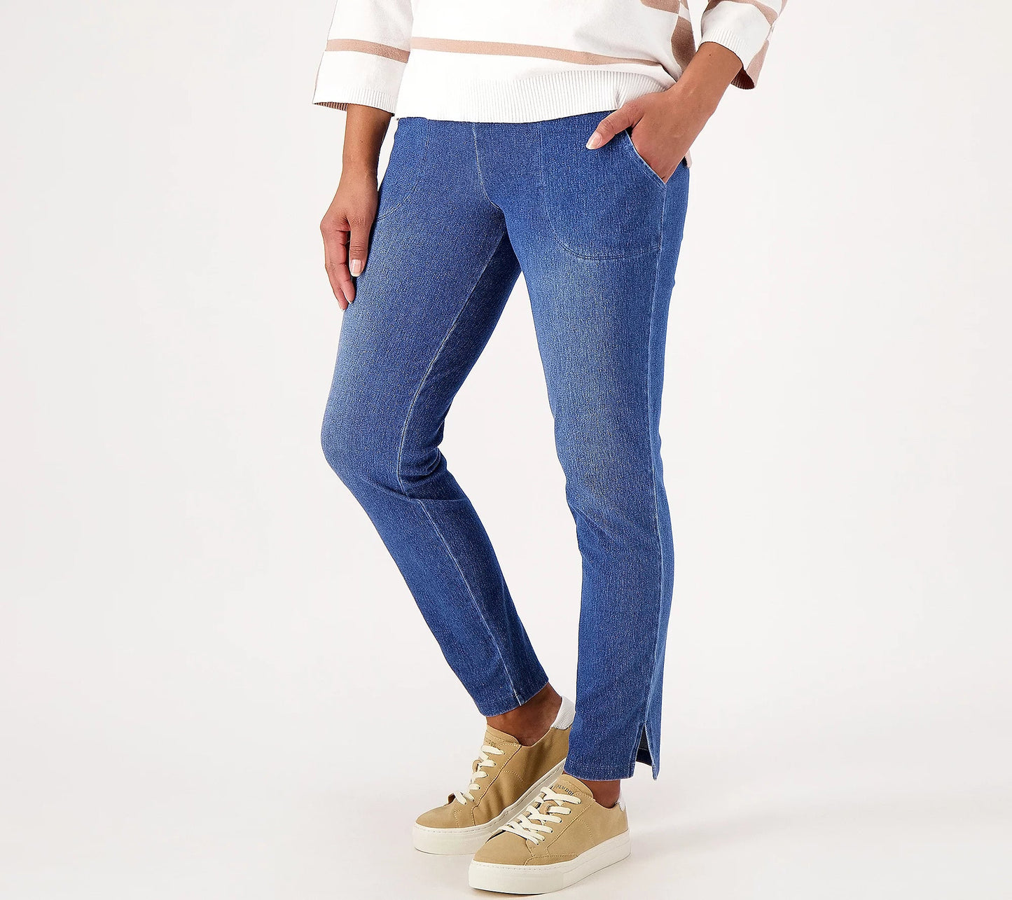 Women with Control Women’s Prime Stretch Denim Tummy Control Pants