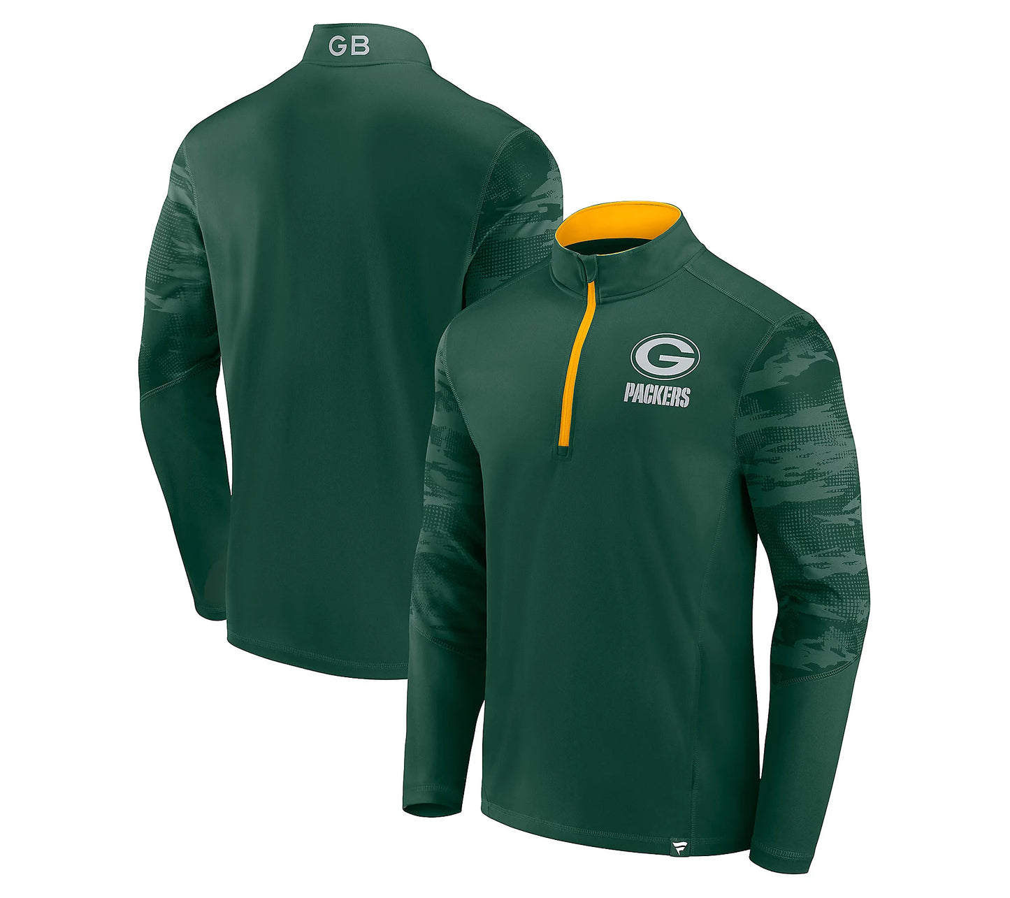 NFL Men's Quarter Zip Long Sleeve Pullover