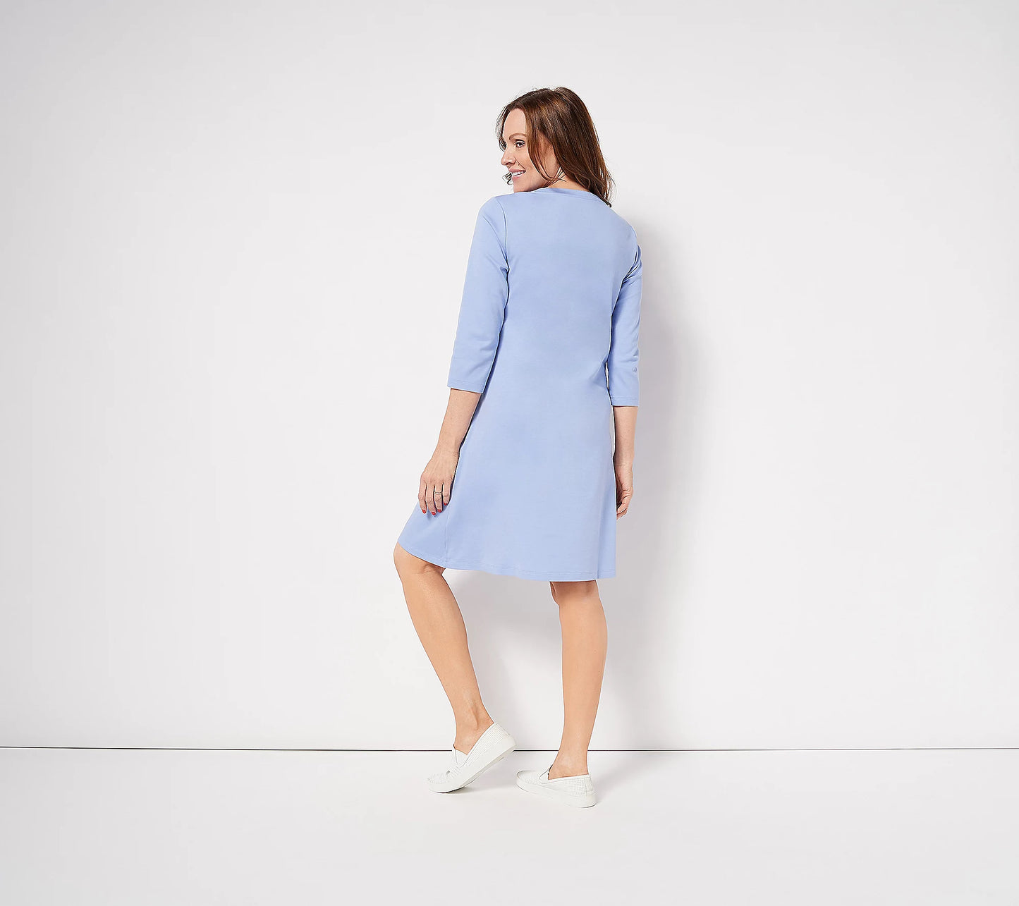 Isaac Mizrahi Live! Women’s Petite Essentials Swing Dress