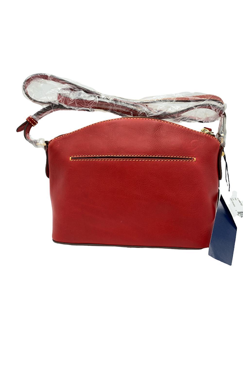 Dooney & Bourke Florentine Leather Suki Crossbody Red Women's Bag