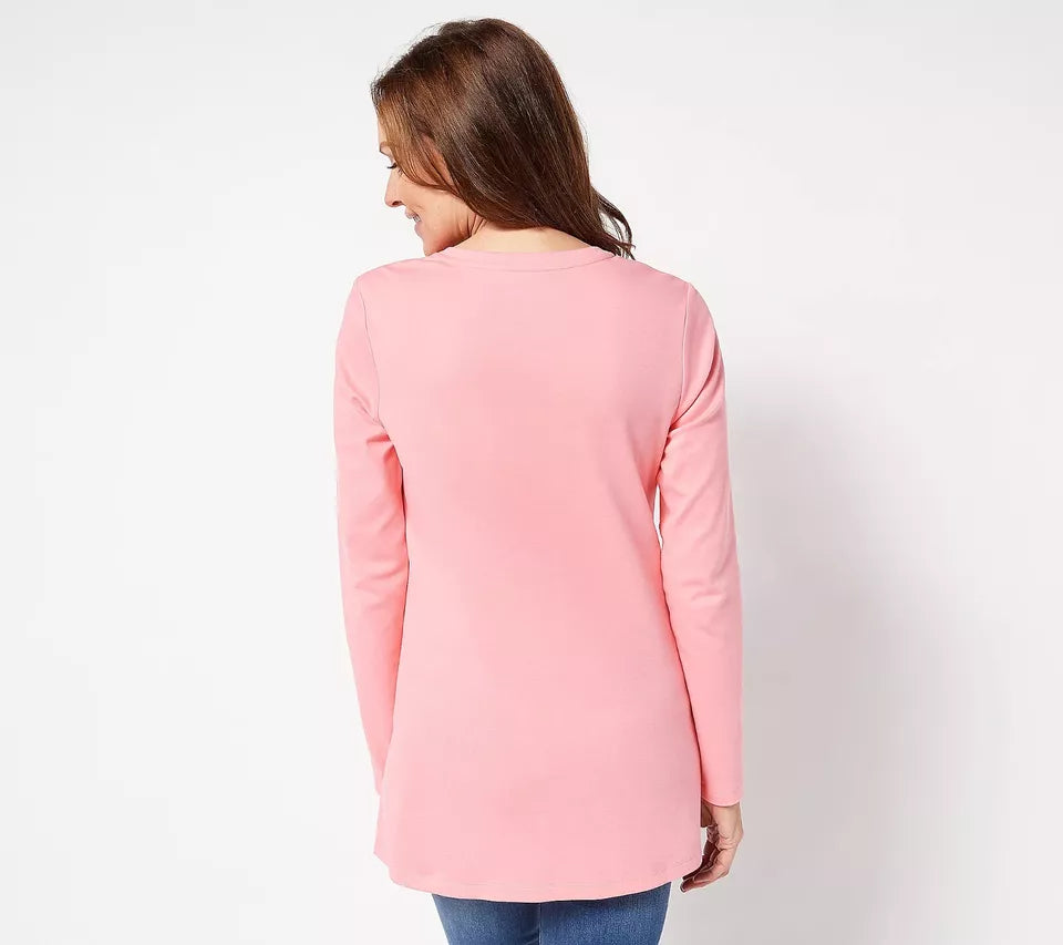 Isaac Mizrahi Pima Cotton Tunic Many Color And Size