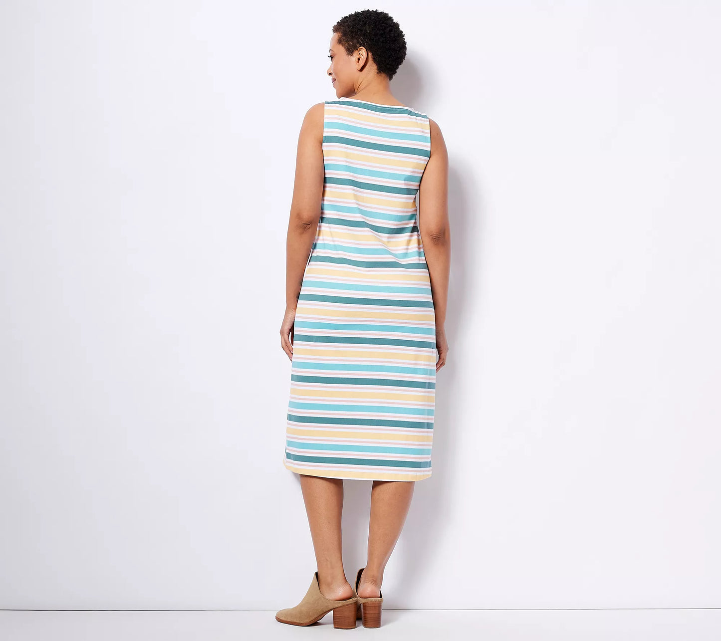 Denim & Co. Women’s Perfect Jersey Boat Neck Dress