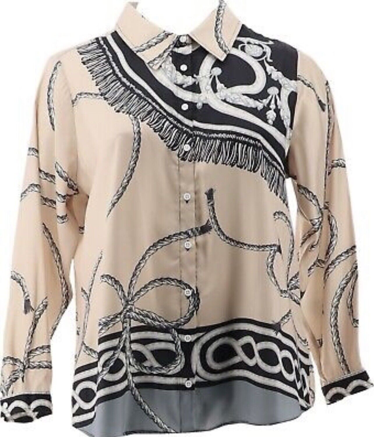 DG2 Diane Gilman Long Sleeve Blouse (MDNSTS-MODERN STATUS, XL) 775835.