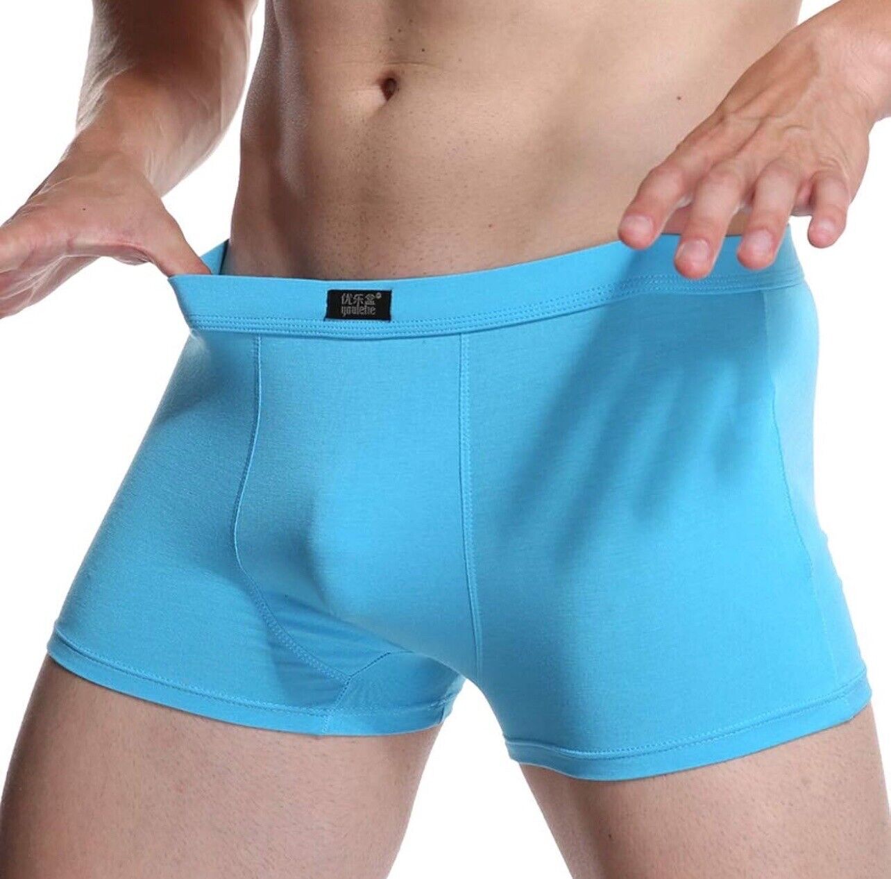 Youlehe Men's Underwear Soft Bamboo Boxer Briefs Stretch Trunks 8 Pack XL