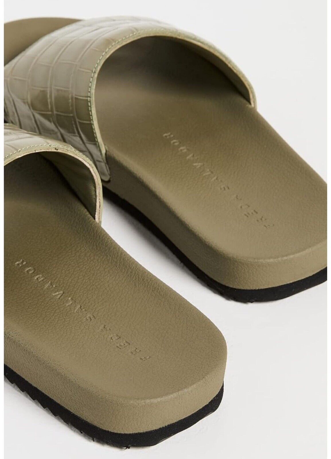 Freda Salvador Lea Black Slide Sandals Women’s 9