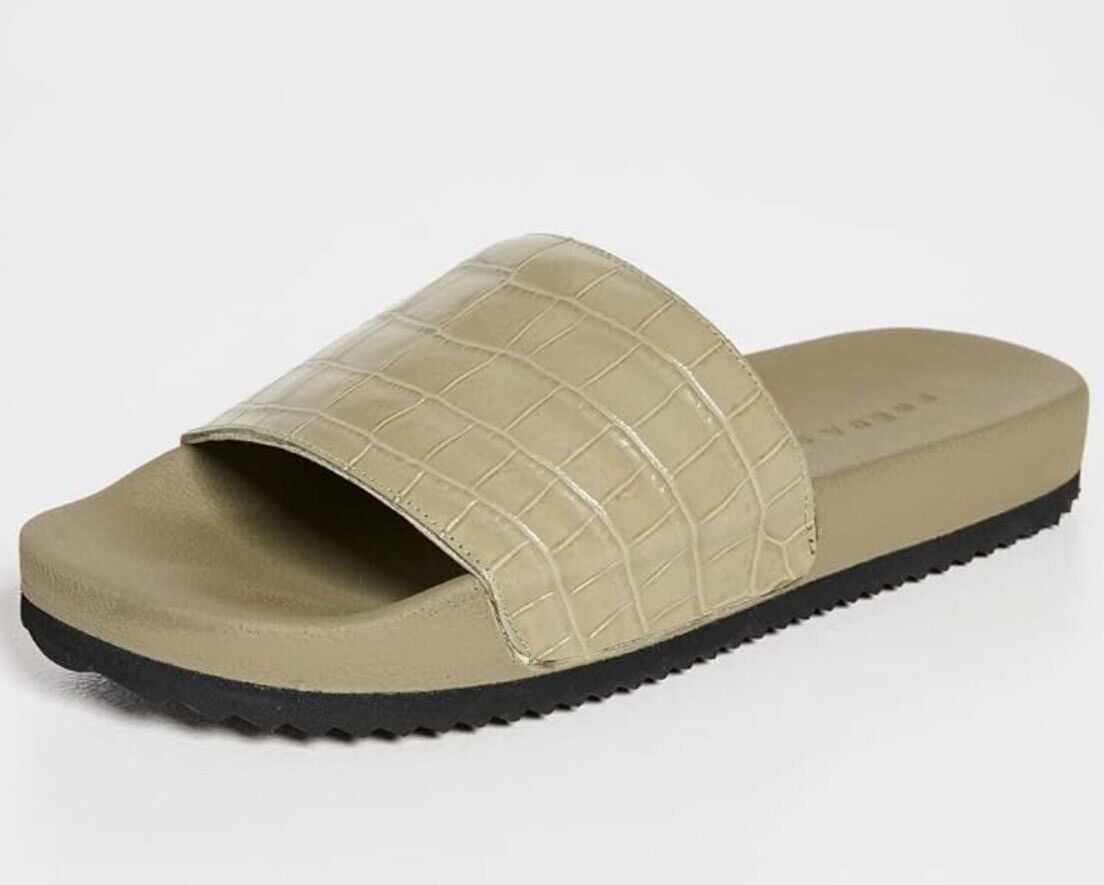 Freda Salvador Lea Black Slide Sandals Women’s 9