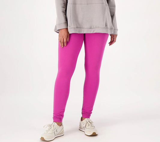 LOGO by Lori Goldstein Women's Petite Pants XXSP Knit Pull-On Ankle Pink A468319