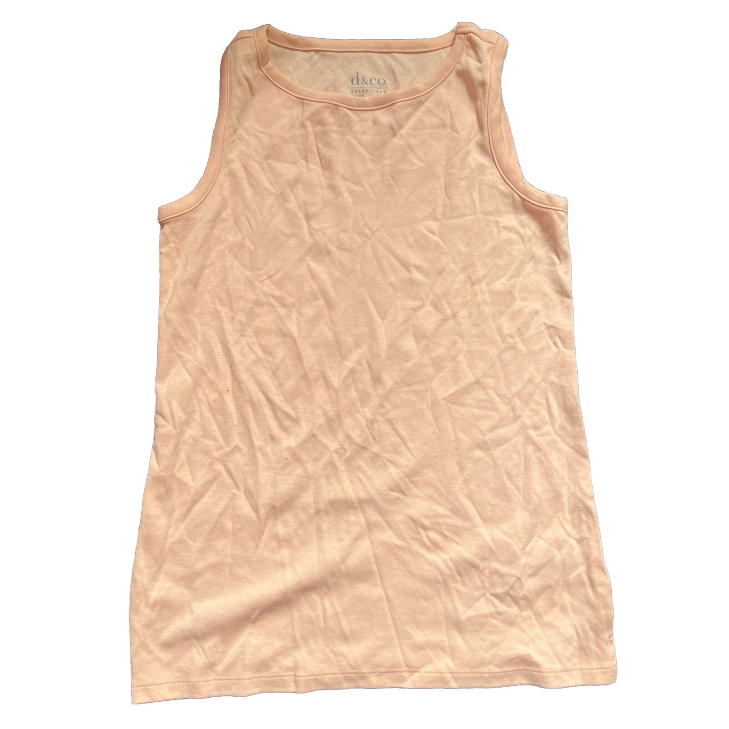 Denim & Co. Women's Top Sz XXS Essentials Interlock Tank