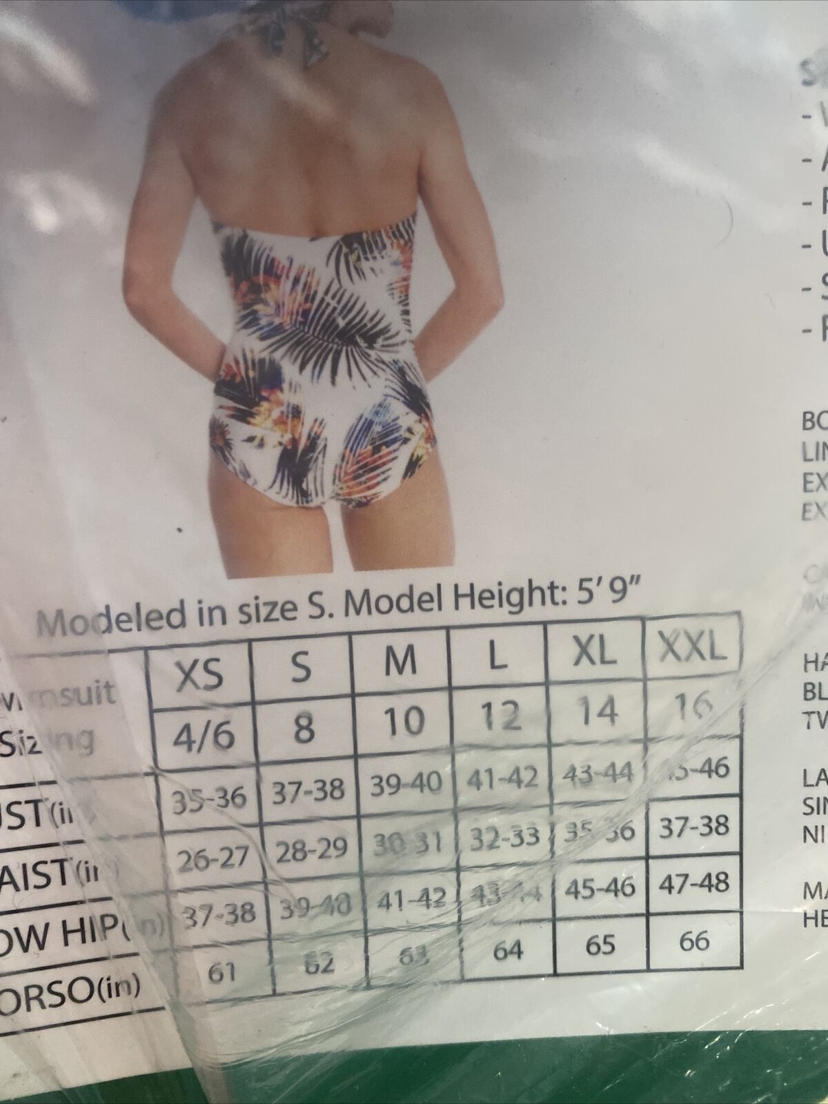 Cyn & Luca 1 Piece Swimsuit & Kimono Set Bathing Suit & Cover-Up size S