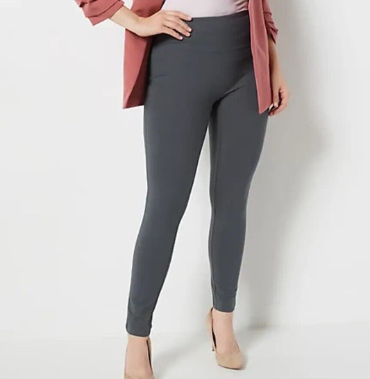 Women with Control Reg Tummy Control SMOOTH & SLEEK Leggings Smoke SMALL A466026