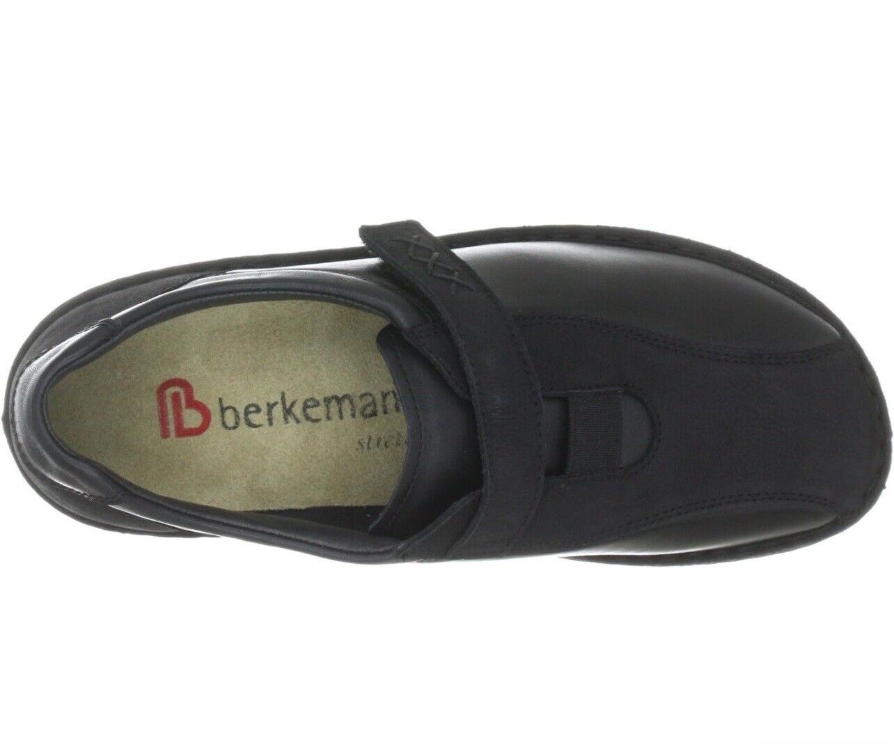 Berkemann Adele 03492  Damen Komfort Halbschuhe Stretch Nubuk schwarz Size 8