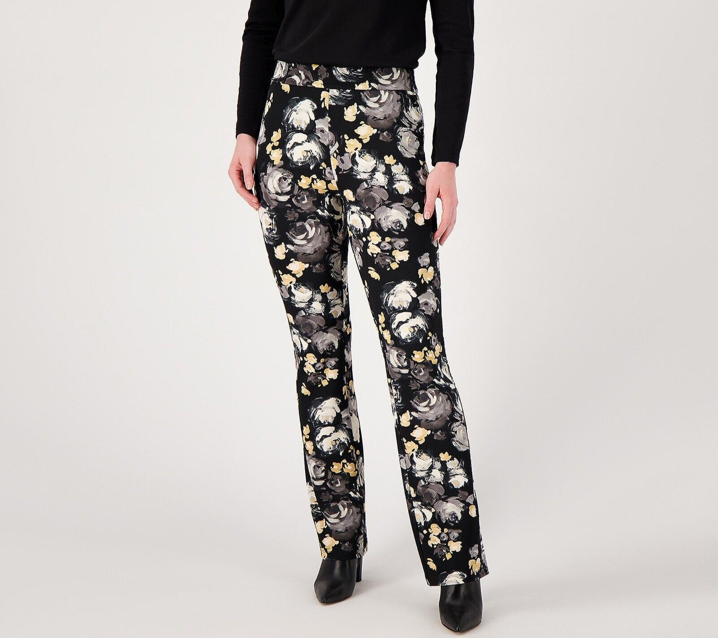 Isaac Mizrahi Live! Printed Pebble Knit Baby Bell Pant