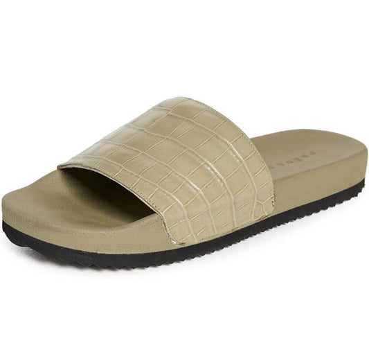 Freda Salvador Lea Black Slide Sandals Women’s 9