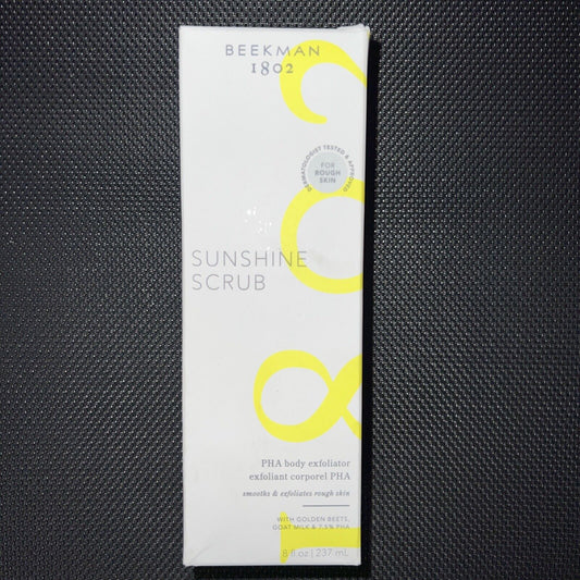 Beekman 1802 Sunshine Scrub 8 fl oz New in Box Keratosis Pilaris Smooth skin