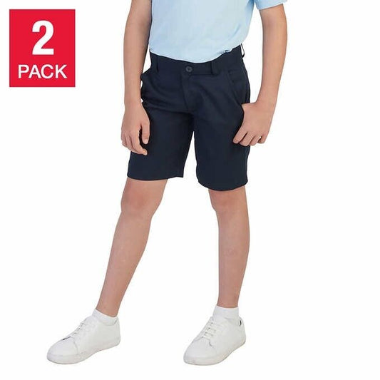 French Toast Youth 2-Pack Short Comfort Stretch Navy Size 6 Youth