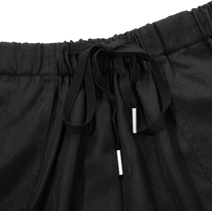 LOHILL Women's Pocket Shorts, Drawstring Waist fit Pants for Beach Sport ( XL )