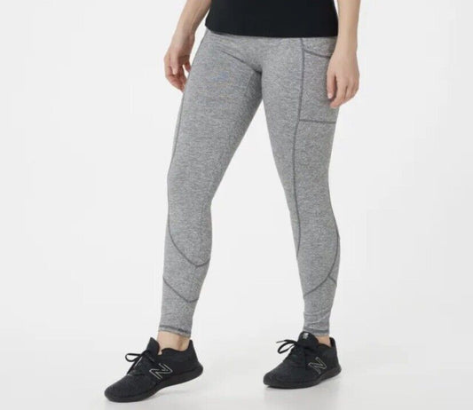 zuda Women's Z-Ultrasoft Legging with Seaming Detail (Iron, XXS) A389232