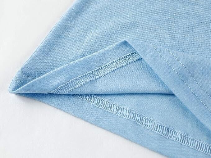 Imily Bela Womens Summer Henley Tank Tops Basic Solid ( Blue , M )