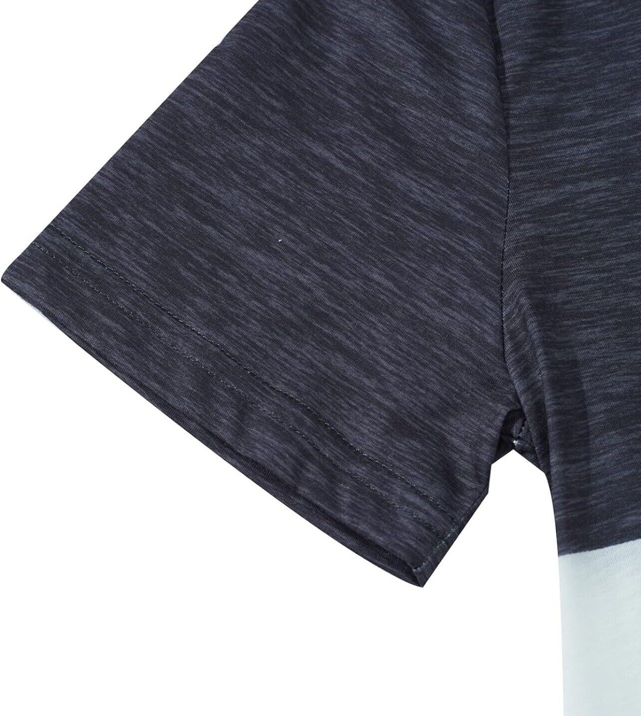 Women's Colorblock V-Neck Loose T-Shirt Dress