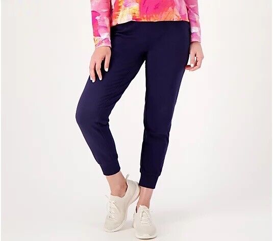 Sport Savvy All Day French Terry Pull On Jogger with Pockets - Navy,XXS A560521