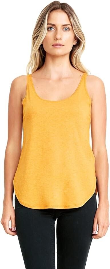 Next Level Women's Festival Tank - 5033, Antique Gold, Large