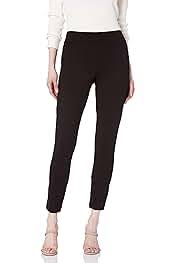 Susan Graver Weekend Solid Premium Stretch Slim Pants Black XSS A567190