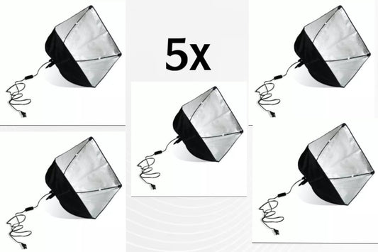 5X From 16 x 16 inch Softbox with Socket and Cable
