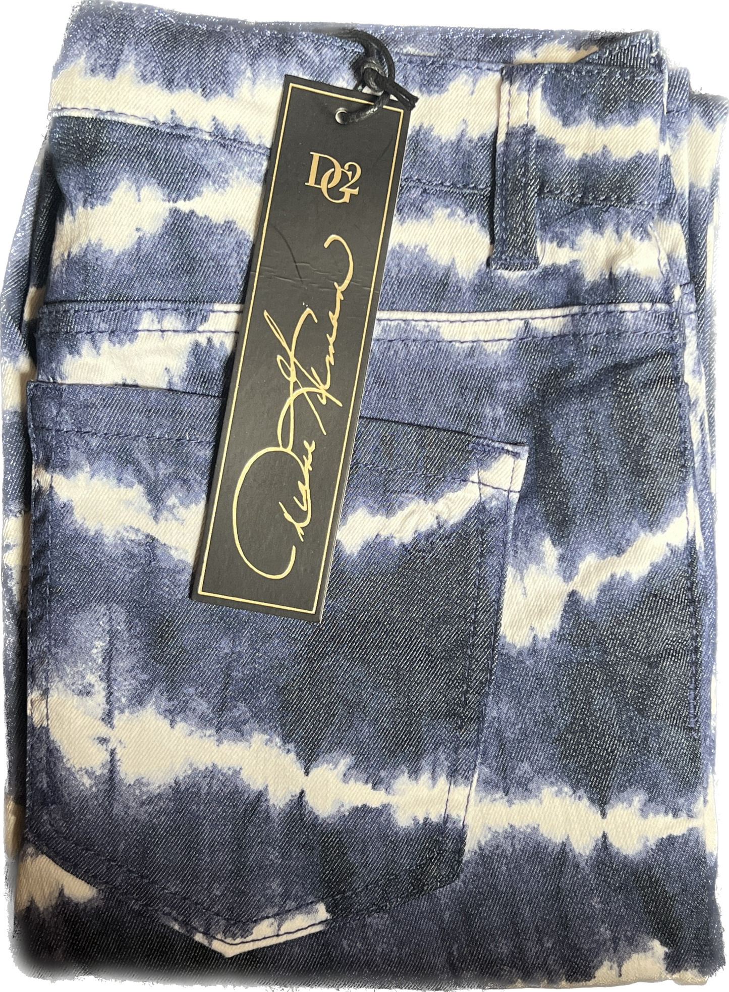 DG2 Diane Gilman Women's Classic Stretch Tie Dye Skinny Jeans