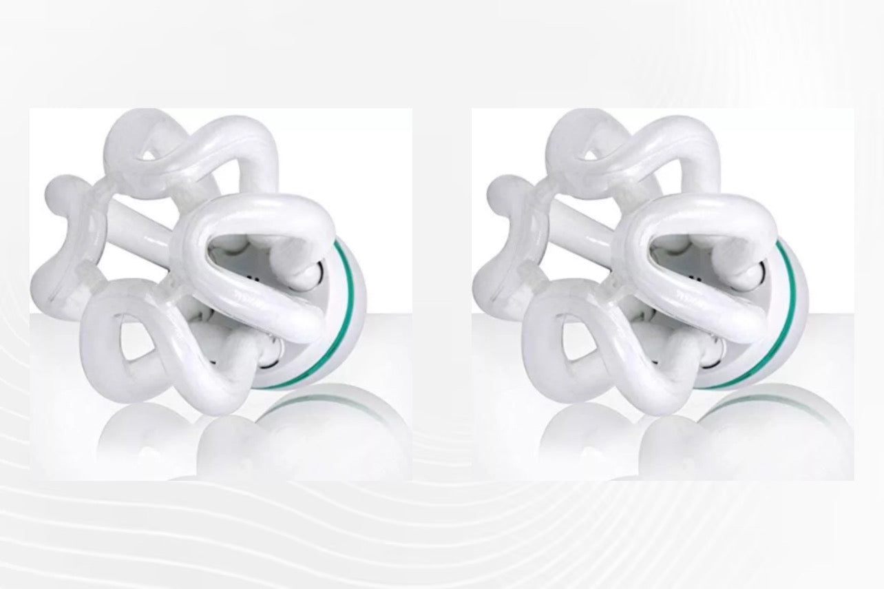 2X from 50W Compact Fluorescent Lighting Bulb