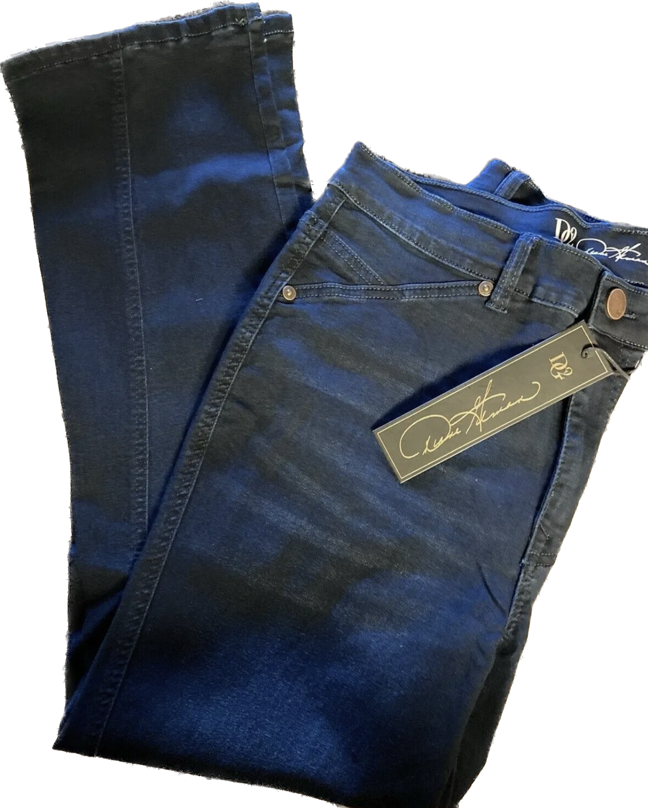 DG2 by Diane Gilman FLEXstretch Denim Seamed Straight Ankle Jean Women's - 794-616