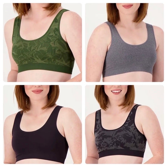 Anybody Women's Intimates Scoop Neck Lounge Sports Bra Size 2X