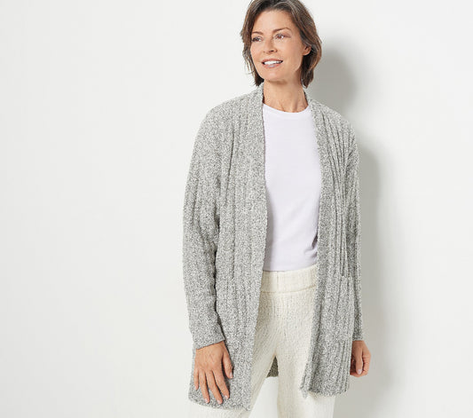 Modern Soul Women's Chenille Open Front Cardigan XXS