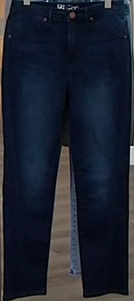 DG2 by Diane Gilman FLEXstretch Seamed Straight Ankle Jean(INDIGO)794616