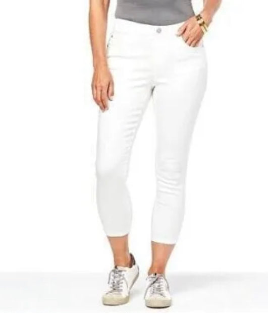 Skinnygirl Womens PullOn Cropped Skinny Jeans (Tall Fit)