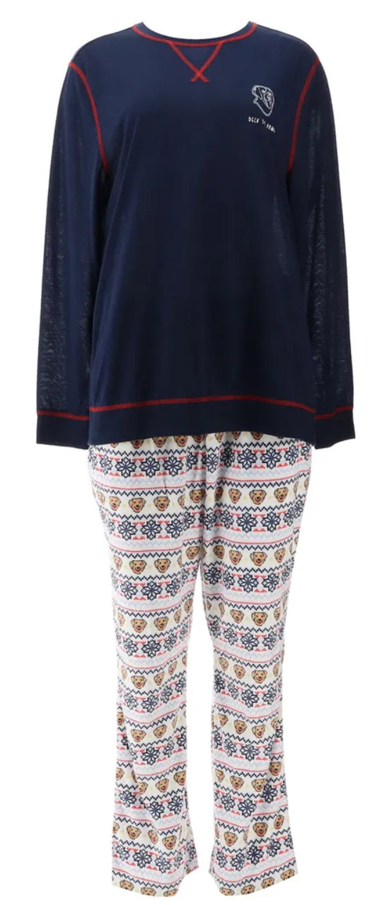 Sunday Brunch Deck Paws PJ Set Women’s- Size S