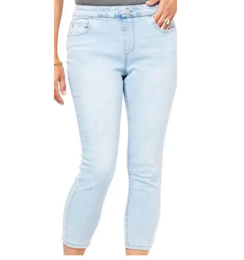 Skinnygirl Womens PullOn Cropped Skinny Jeans (Tall Fit)