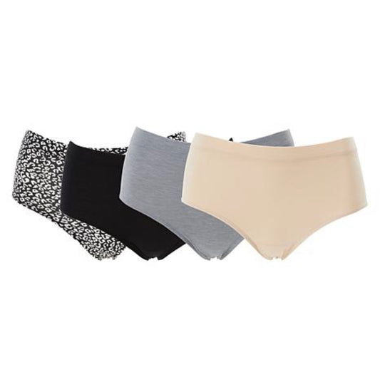 Uncover 4pack of Lounge HighLeg Briefs Size L
