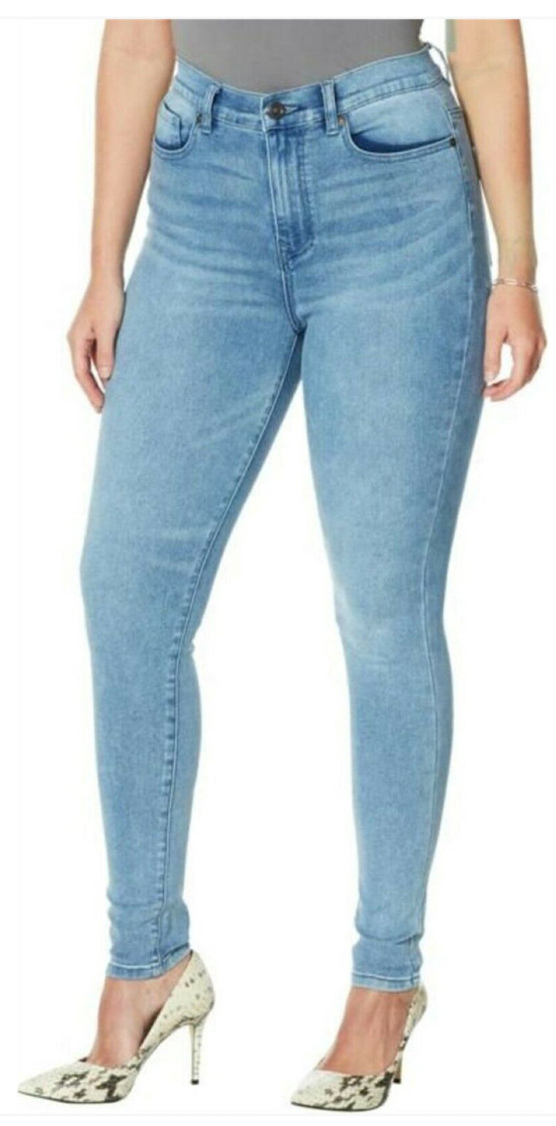 SoftCell Diane Gilman Wide-Cuff Cropped Jean Basic