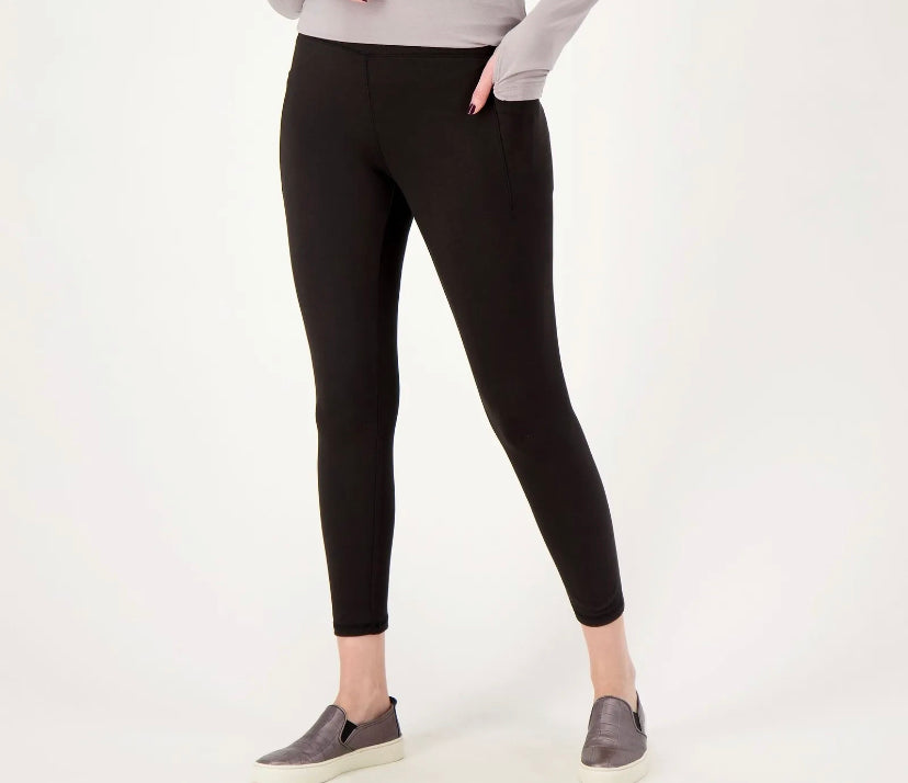 Belle Body by Kim Gravel Women’s Tall Phone Pocket Cropped Leggings