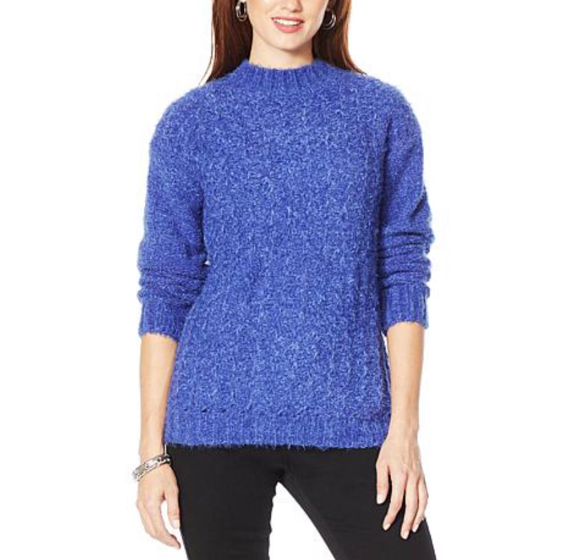 Skinnygirl Monique Eyelash Yarn Sweater
